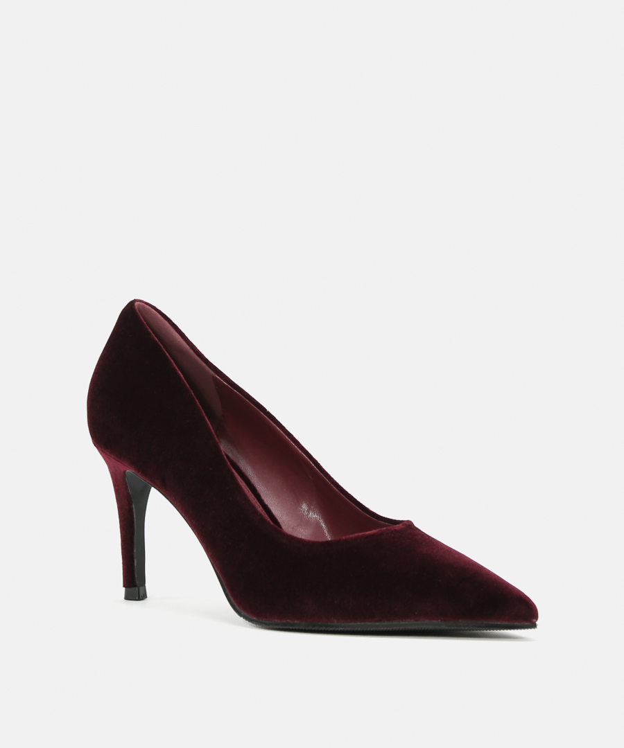 Zapatos salón tacón fino image number null